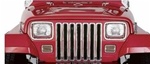 07-08 Jeep Wrangler Ghrome Grille Insert By Rampage