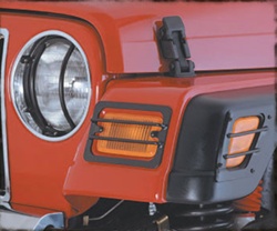 Jeep Wrangler TJ 1997-2006 Euro Turn Signal Covers, 4-Piece, Side Markers Included