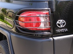 Toyota FJ Cruiser Taillight Guards Stainless or Black by Steelcraft