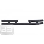 Black Double Tubular Rear Bumper 2/4dr.  TEAKA-10200