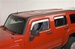 H3 ABS Chrome Vent Visor Rain Guards by Putco