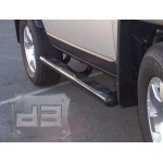 Black 4" Oval Side Bars TEAKA-60212