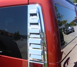 2003-09 Hummer H2 Chrome Tail Vent Covers
