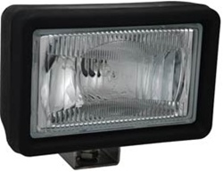 5710 Tungsten Series 5" x 7" Black Halogen Lamp by Vision X - Nylon Housing