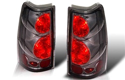 99-06 Chevy Silverado Altezza Tail Light, Chrome/Smoke, by Winjet