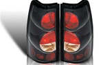 99-06 Chevy Silverado Altezza Tail Light, Black/Clear, by Winjet