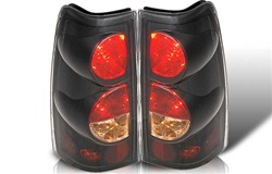 99-06 Chevy Silverado Altezza Tail Light, Black/Smoke, by Winjet