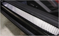 2010 Camaro Billet Aluminum Diamond-Cut Door Sills by Realwheels