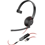Poly Blackwire 5210 Monaural USB-A Headset TAA - US