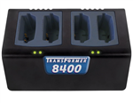 Transformer 4-Bay Battery Charger for Polycom / SpectraLink 8400 & 8440 Series Batteries (CH-TF8400)