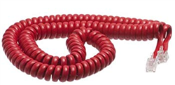 Red Handset Cord 12ft