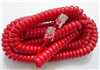 Red Handset Cord 25ft