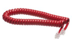 Red Handset Cord 7ft
