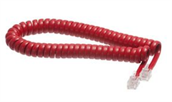 Red Handset Cord 7ft