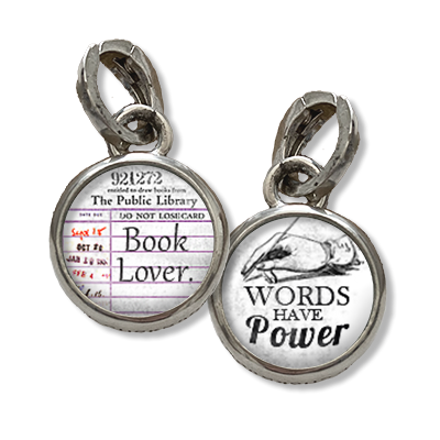 words have power jewelry charm