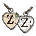 Bubble Heart Initial Z