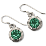 Emerald (May) Earring Wires