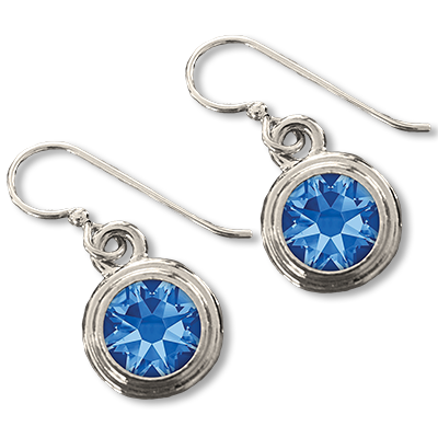 Sapphire (September) Earring Wires