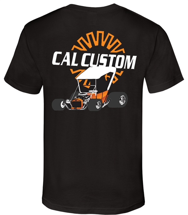 Cal Custom in Black T-Shirt