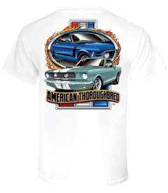 American Thoroughbred in White T-Shirt