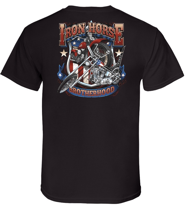 Iron Horse Black Tee