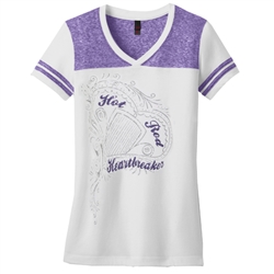 Hot Rod Heartbreaker Varsity Short Sleeve (Purple)