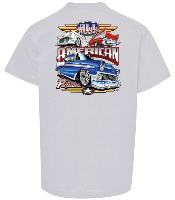 All American Perfection Silver Youth T-Shirt
