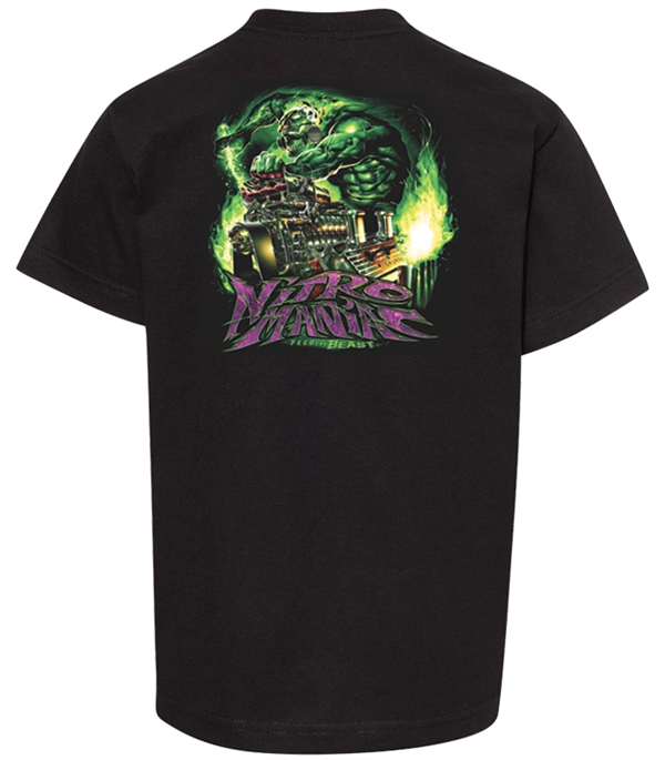 Nitro Maniac Motor Head (Black) Youth