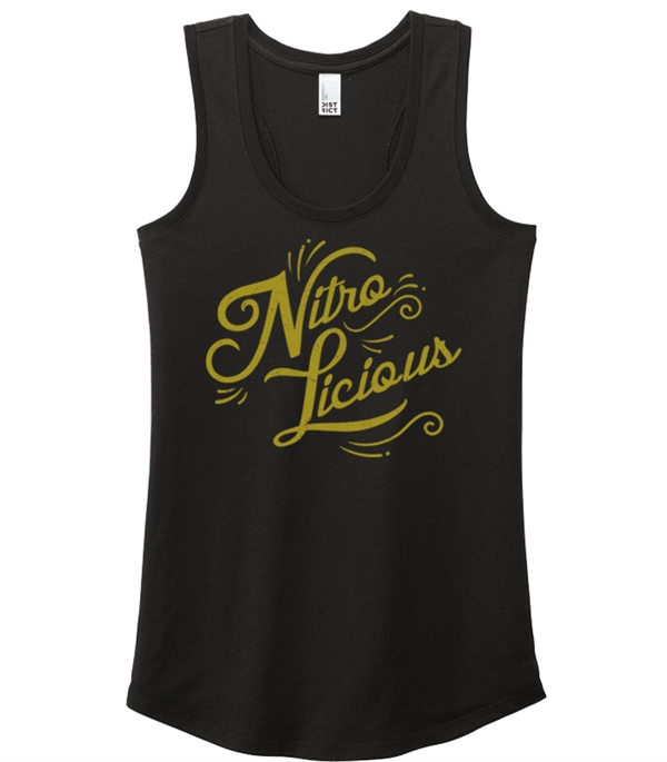 Nitrolicious Script Racerback Tank (Black)