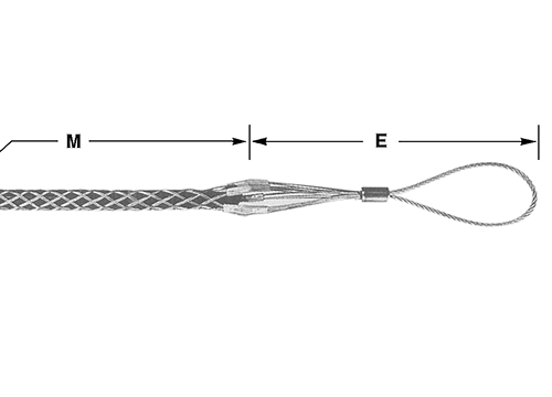 Condux 08643756 Fiber Optic Pulling Grip 0.42-0.61"