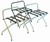 Luggage rack with backrest, black with black straps, #022-1055BL-BL - case of 6 pcs.