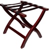 Premier wood luggage rack - Mahogany Finish, #022-77MAH - case of 3 pcs.