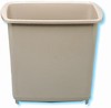 8-quart rectangular wastebasket by WESCON/Lancaster Colony, #09-1540, case of 12 pcs.