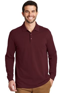 Port Authority® EZCotton™ Long Sleeve Polo No. 751-K8000LS