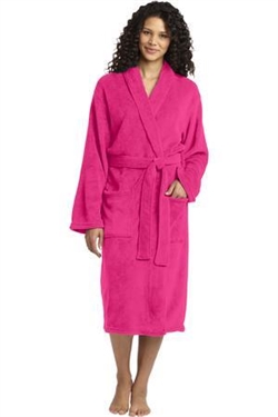 Port Authority® UNISEX Plush Microfleece Shawl Collar Robe. 751-R102