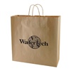 Custom 16" x 6" x 15.75" natural kraft shopping bag, No. 765-1NKS1615NAT