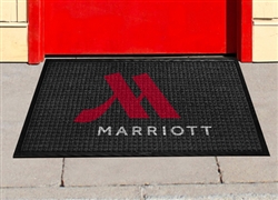 Marriott Hotel and Resorts 4' x 6' WaterHog™ outdoor/indoor double-entrance door mat, No. 778-06/46/01