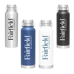 25oz  h2go Stainless Steel Water Bottle, Fairfield BY MARRIOTT 782-989571-20