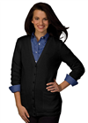 Women's V-neck Long Cardigan, 843-119V