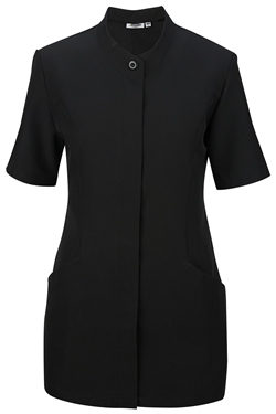 Women's hidden placket solid tunic, No. 843-7278