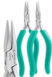 Excelta 2647S Small Ergonomic Long Grip Pliers