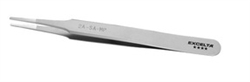 Excelta 2A-SA-MP Flat Round Tip Forceps-Mirror Polished