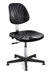 Bevco Dura Series 7000 Cleanroom Black polyurethane Chair,