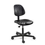 Bevco Dura Series 7000 Cleanroom Black polyurethane Chair,
