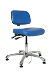 Bevco 8051 Doral Series ESD Upholstered Chair - Seat Height Adjusts 15.5" - 21"