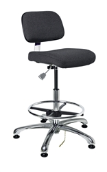 Bevco 8550 Doral Series ESD Upholstered Chair- Seat Heights Adjusts 21.5" - 31.5"