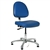 Bevco 9050ME2-BL - Integra-ECR 9000 Series Class 100 ESD Cleanroom Chair - Static Control Vinyl - 15.5"-21" - ESD Mushroom Glides - Blue