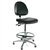 Bevco 9551ME1-BK - Integra-ECR 9000 Series Class 10 ESD Cleanroom Chair - Static Control Vinyl Medium Back- 21.5"-31.5" - ESD Mushroom Glides - Black
