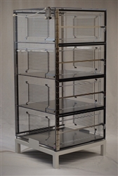 D.M. SemiConductor APS-5452SDC 4 Door ESD Safe Desiccator Cabinet 24" W x 24" D x 48" H