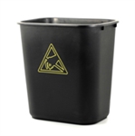 Botron B17157 Conductive 7 Gallon Waste Bin/Trash Can